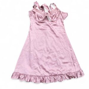 Peppermayo Light Pink Ruffled size 2 Dress lingerie mini Dress